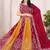 Beautiful Red Silk Sequins Embroidered Wedding Wear Lehenga Choli