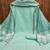 Soothing mint green cotton printed salwar suit material set
