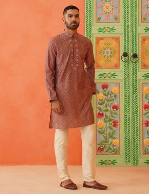 Satin printed kurtas 1