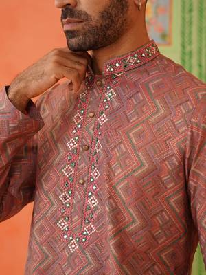 Satin printed kurtas 4