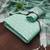 Soothing mint green cotton printed salwar suit material set