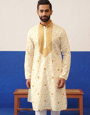 Tie dye printed embroidered kurtas 3