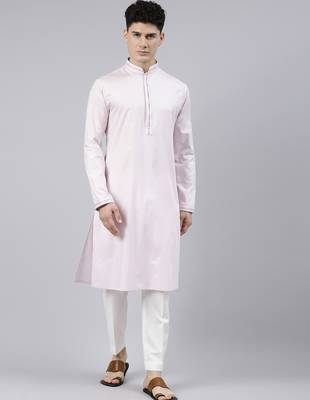 Baby pink cotton kurtas 1