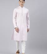 Baby pink cotton kurtas