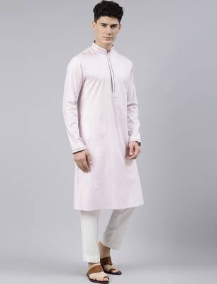 Baby pink cotton kurtas 4