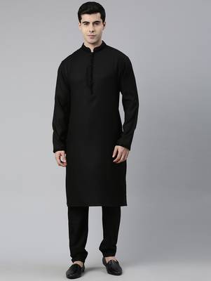 Black cotton kurtas 1