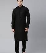 Black cotton kurtas