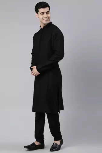 Black cotton kurtas