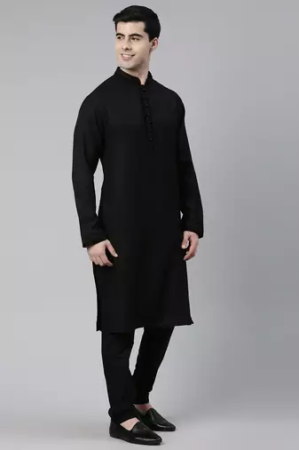 Black cotton kurtas