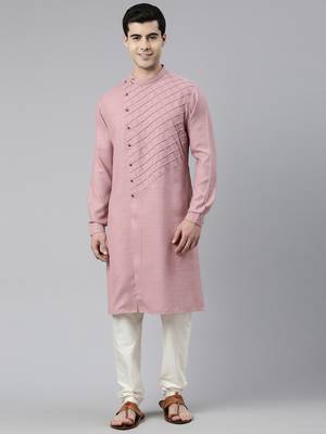 Old rose angrakha kurtas 1