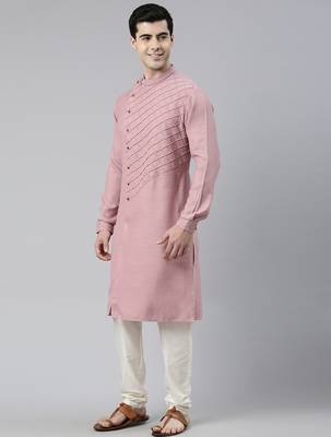 Old rose angrakha kurtas 3