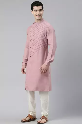 Old rose angrakha kurtas