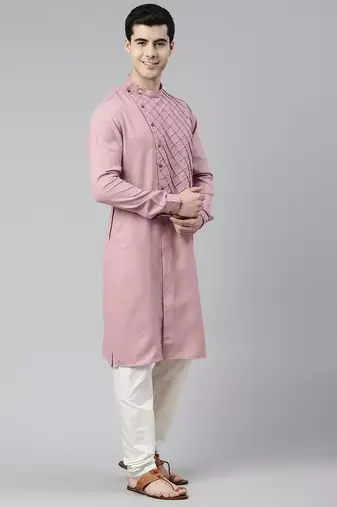Old rose angrakha kurtas