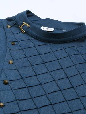 Denim blue angrakha kurtas 2