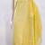 Yellow printed cotton salwar suit material with subtle striped dupatta