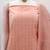 Peach printed cotton salwar suit material with subtle striped dupatta