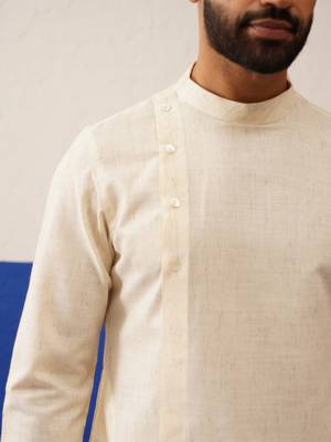 Beige angrakha kurtas 2