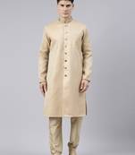 Gold diamond booti front open kurtas