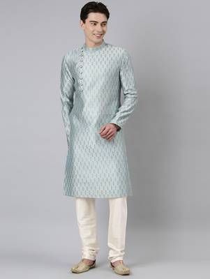 Aqua angrakha kurtas 1