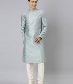 Aqua angrakha kurtas