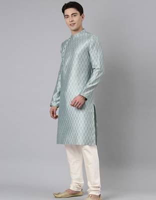 Aqua angrakha kurtas 2