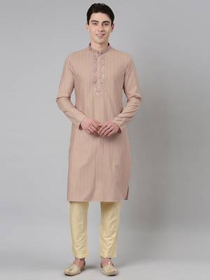 Sepia embroidered kurtas 1