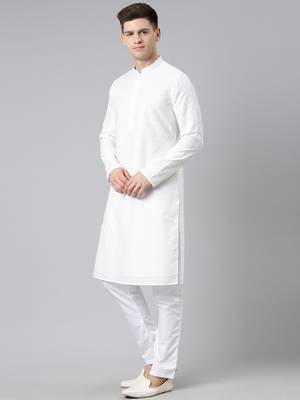 White cotton chikankari kurtas 3