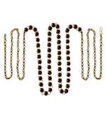 Waist Belt Gold Platted Dark Red Color Stone Size 44 Inch With Adjustable