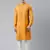Mustard pintuck angrakha kurtas