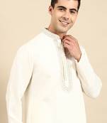 Off white embroidered kurtas