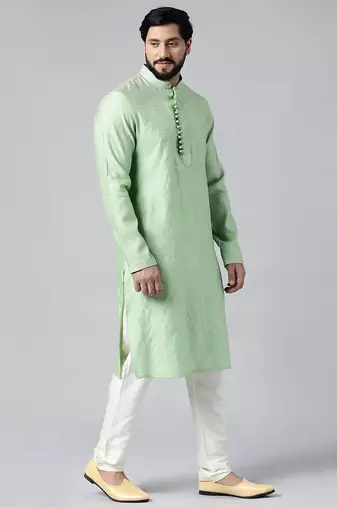 Light green embroidered kurtas