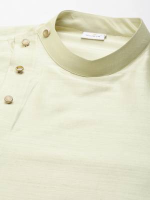 Mint green drape kurta 1