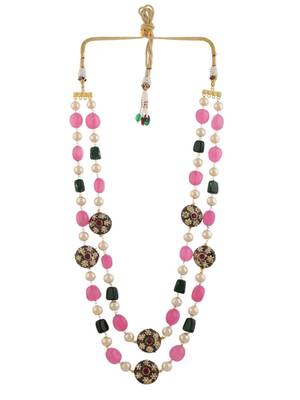 Multi layered necklace of pearl 3