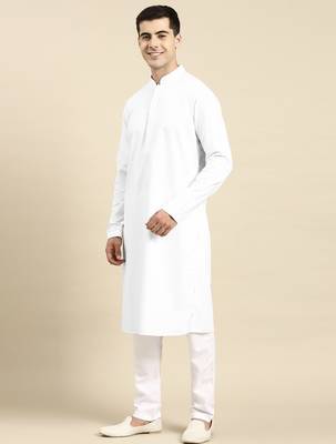 White fine cotton kurtas 3