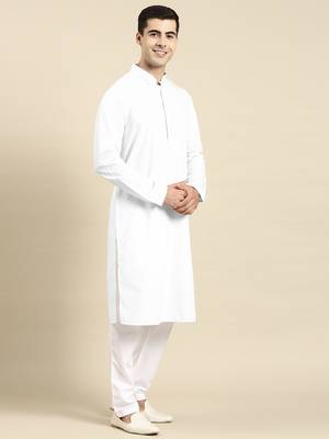 White fine cotton kurtas 4