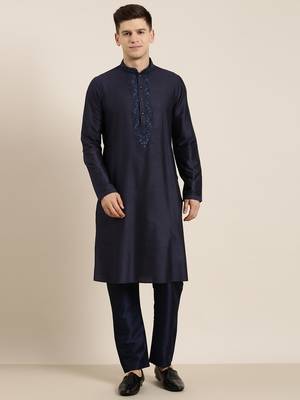 Navy dori embroidery kurtas 2