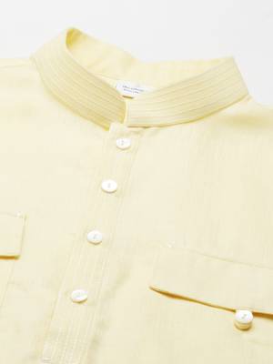 Yellow pathani kurtas 3