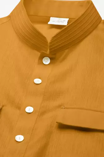 Mustard pathani kurtas