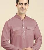 Pink pathani kurtas