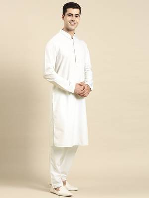 Off white fine cotton kurtas 4