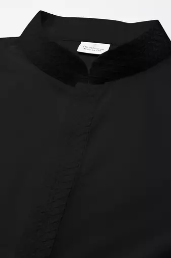 Black fine cotton kurtas