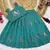 Baby Girls Readymade South Indian Pattu Pavadai Rama Lehenga Choli Set For Kids