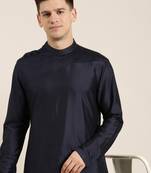 Navy pleated kurtas