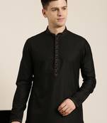 Black cotton dori embroidery kurtas