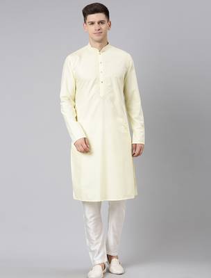 Lemon cotton dori embroidery kurtas 2