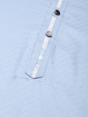 Sky blue cotton kurtas 4