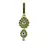 Satka Gold Platted Green Color Stone
