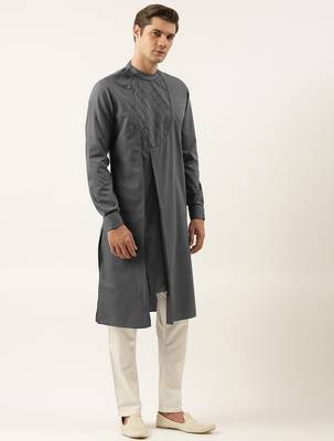 Grey cotton kurtas 4
