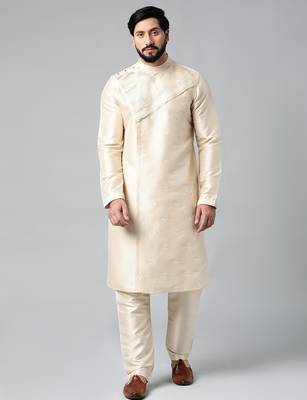 Beige embroidery kurtas 2