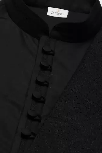 Black cotton layered kurtas